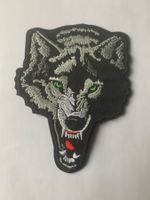 Wolf Badge, Patch, Bügelbild