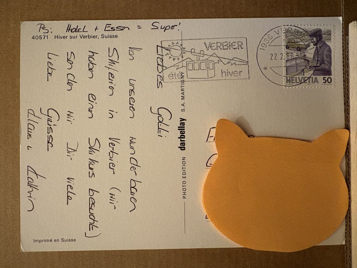 Cartoline postali: AK von Verbier – Usato da Rümlang venduto da Kartenpost1 1