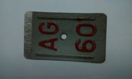 Velonummer AG 60