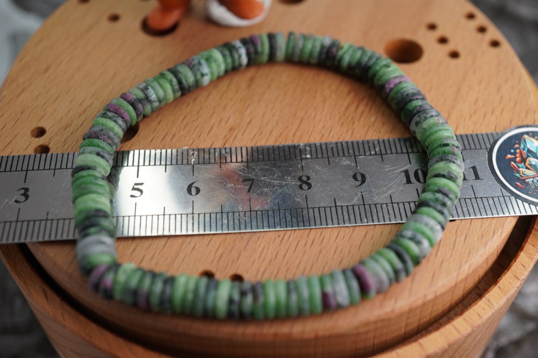 Minerali & Pietre curative: Rubin  Zoisit  Donuts   Armband  Ab 1.- – Nuovo e nell'imballaggio originale da Eschenbach SG venduto da topstone 3