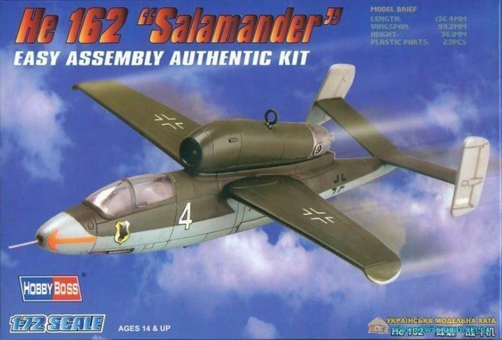 Kits de montage: Hobbyboss He 162A-2 Spatz – Neuf avec emballage d'origine à Neuenhof par Abakan