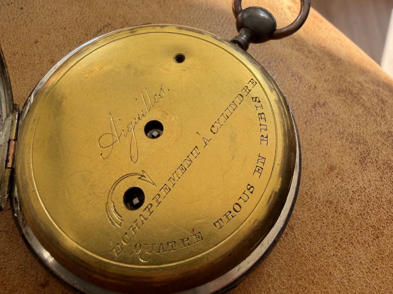 Orologi: Pocket Watch Quarter Repeater Mid. XIXème – Difettoso da La Chaux-de-Fonds venduto da JUVAL_Horlogerie 1