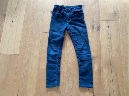 Hose, H&M, Skinny Fit, dunkelblau,  Gr. 140