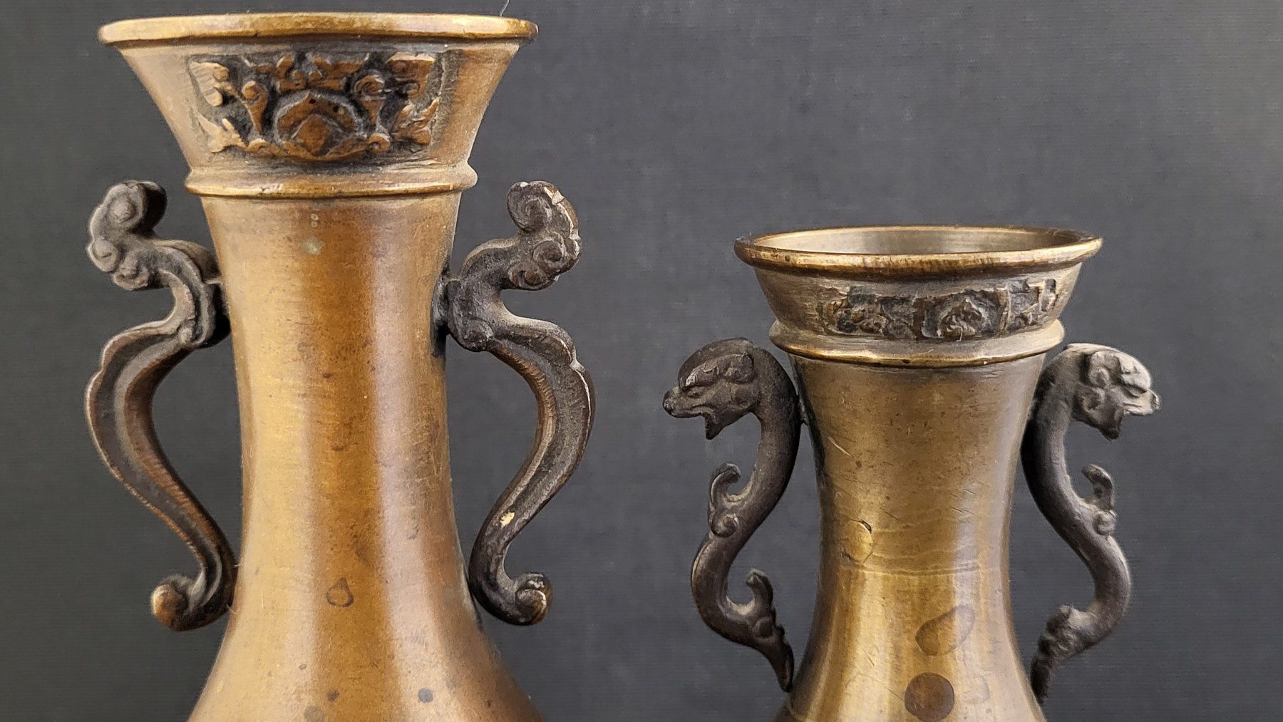 Vase & Récipients: Bronzevasen-Paar – D'occasion à Basel par spinne02 1
