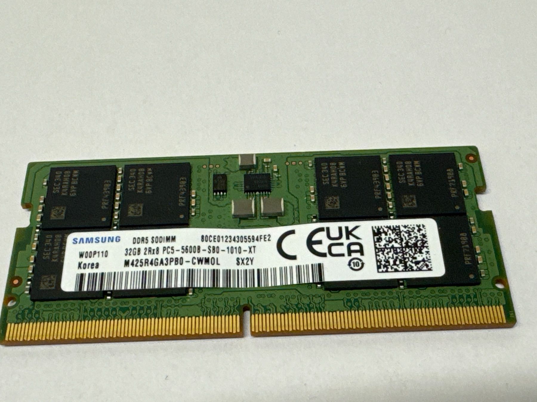 Samsung Mémoires / RAM: 32 GB ,PC5-5600b SODIMM, Samsung – D'occasion à Volketswil par fis_shx9