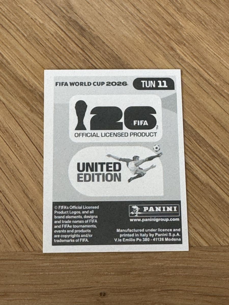 Panini Carte collezionabili: Panini 2026 TUN 11 – Nuovo (secondo la descrizione) da Grand-Lancy venduto da cyr_n5ky 1