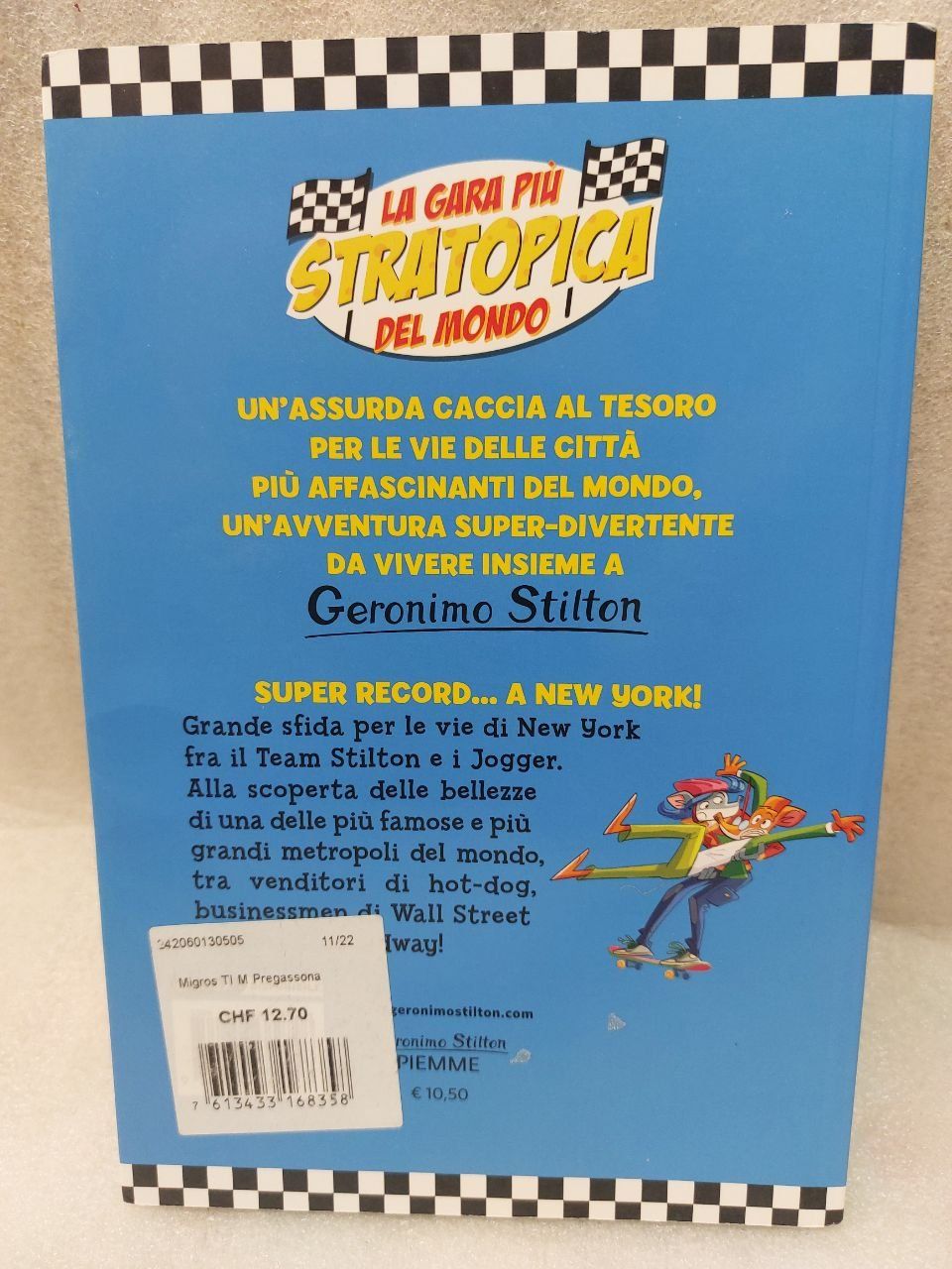 Libri: Libro Geronimo Stilton Super record a New York – Usato da Pambio Noranco venduto da Pol69 1