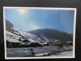 Antike Postkarte Vals im Valsertal