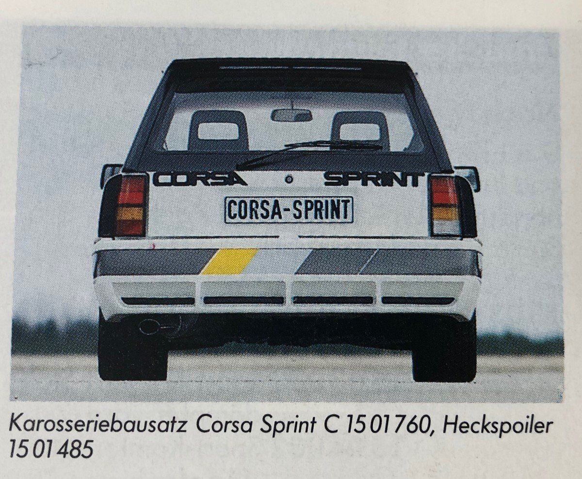 Opel Tutti pezzi di ricambio auto: Opel Corsa A Irmscher Heckspoiler – Nuovo (secondo la descrizione) da Eich venduto da Deltamotor 5