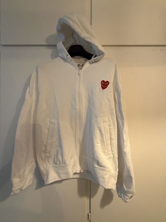 Felpa PLAY COMME des GARÇONS con cuore rosso Tg L