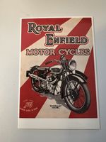 Royal Enfield Postkarte, 500cc Bullet, Vintage Motiv!