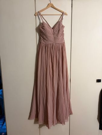 neues Abendkleid JJ's House in Dusty Rose, Grösse 44