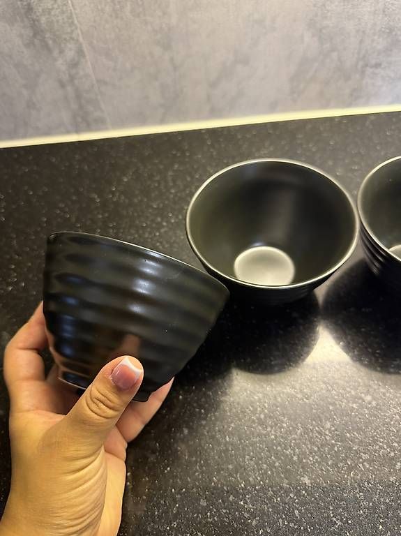 Ciotole: SCHWARZE SCHALEN 3ER-SET – Usato da Winterthur venduto da fij_f65r 2