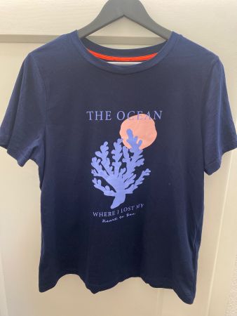 Street One T-Shirt, Grösse 42, Blau - Sommerliches Shirt!
