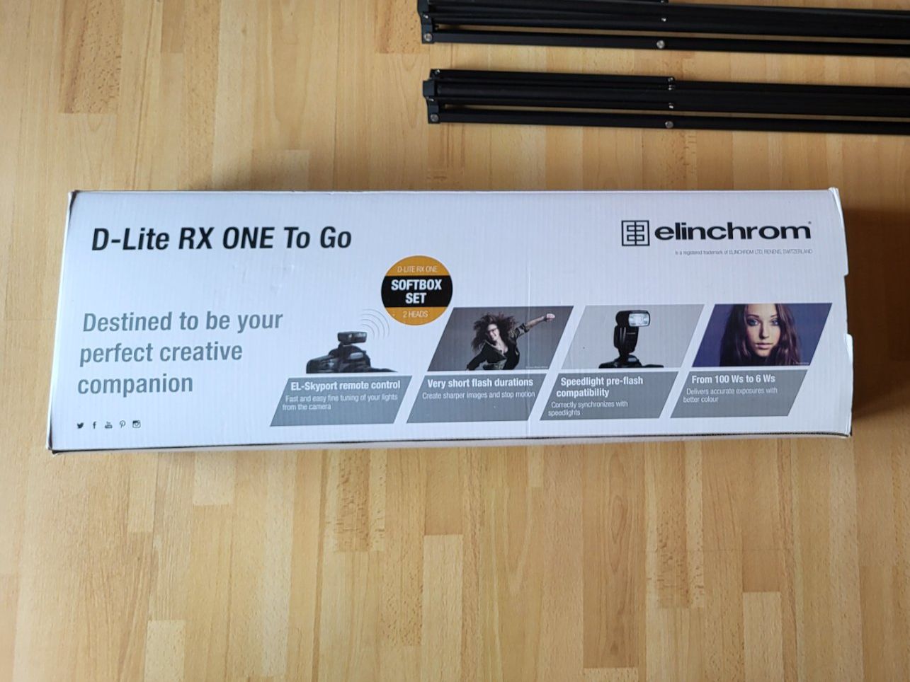 Elinchrom Blitze: Elinchrom D-Lite RX ONE Softbox To Go Set + plus 2 Stative – Gebraucht aus Eggiwil von kariiina 3