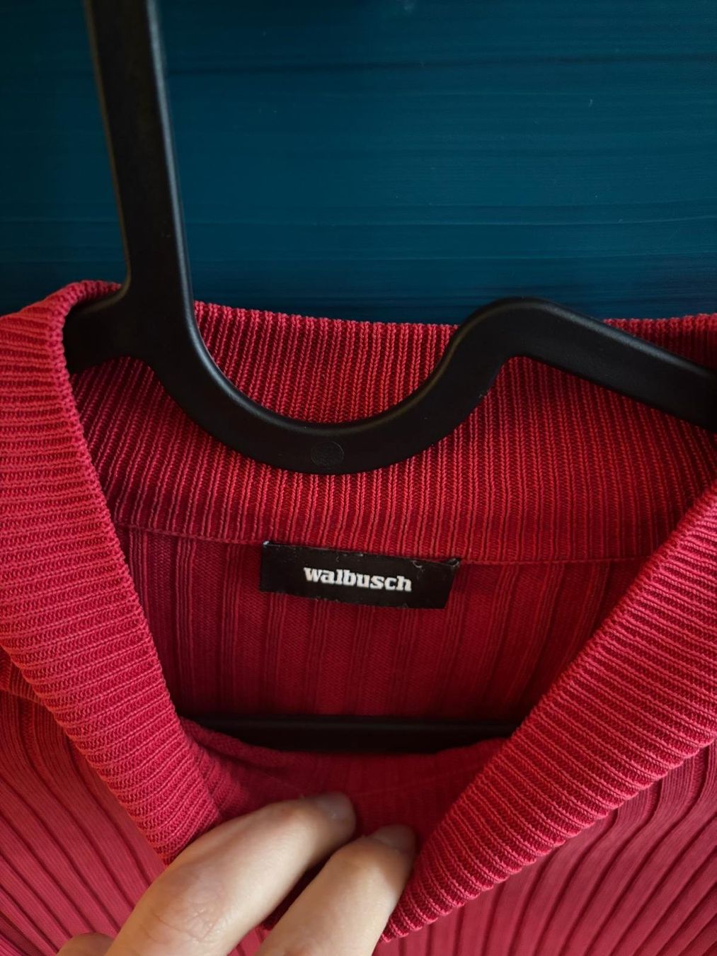Walbusch Maglioni & Felpe: Walbusch Rollkragentop, Gr. 38, Rot – Usato da Bülach venduto da reaos 1