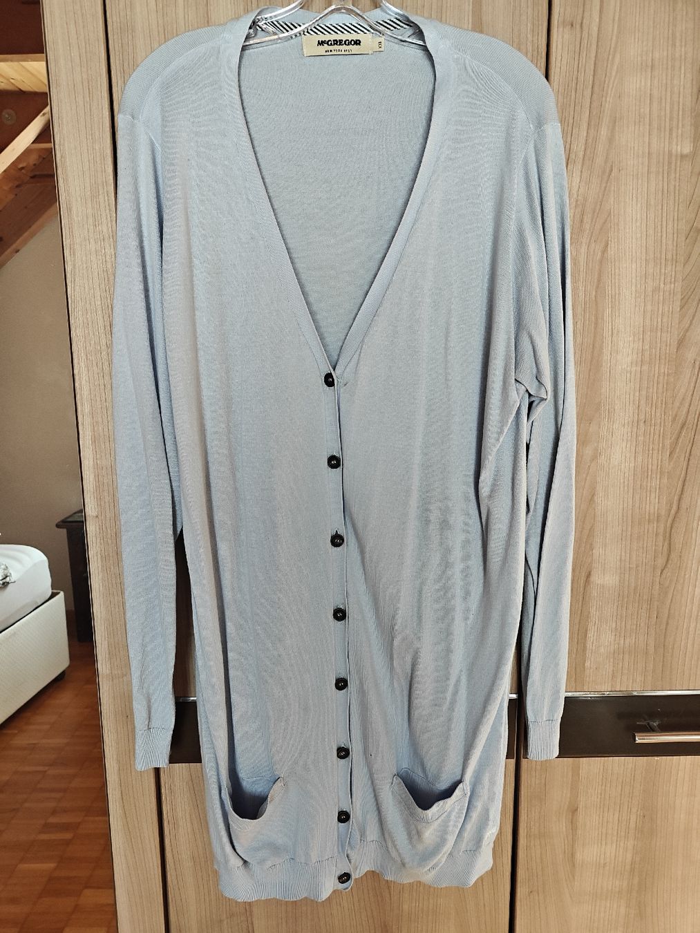 Giacche: Strickjacje McGregor hellblau mit Taschen Grösse XXL – Usato da Wädenswil venduto da alex-maxima