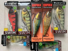 Westin Swim Glidebait Rapala Jerkbait 7 Stück