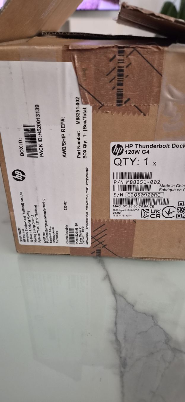 Hewlett Packard Docking station: HP Thunderbolt Dock 120W G4 – Usato da Gerzensee venduto da Omeisel 1