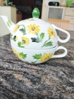 Service Tea For One en porcelaine Théière et Tasse empilable