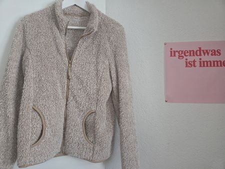 Fleecejacke Damen beige Grösse M guter Zustand