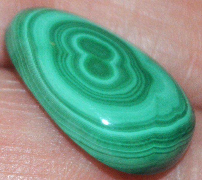 Mineralien & Heilsteine: Cabochon L-609 – Malachit - 19x12mm – Neu und originalverpackt aus Goldiwil (Thun) von han_v5b7 1