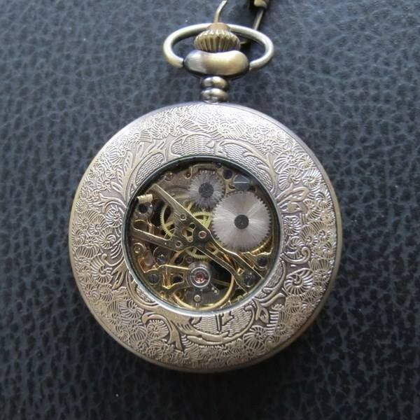 Orologi: Taschenuhr im Victorian Steampunk Style – Nuovo (secondo la descrizione) da Schwanden GL venduto da UHRKNALL 2