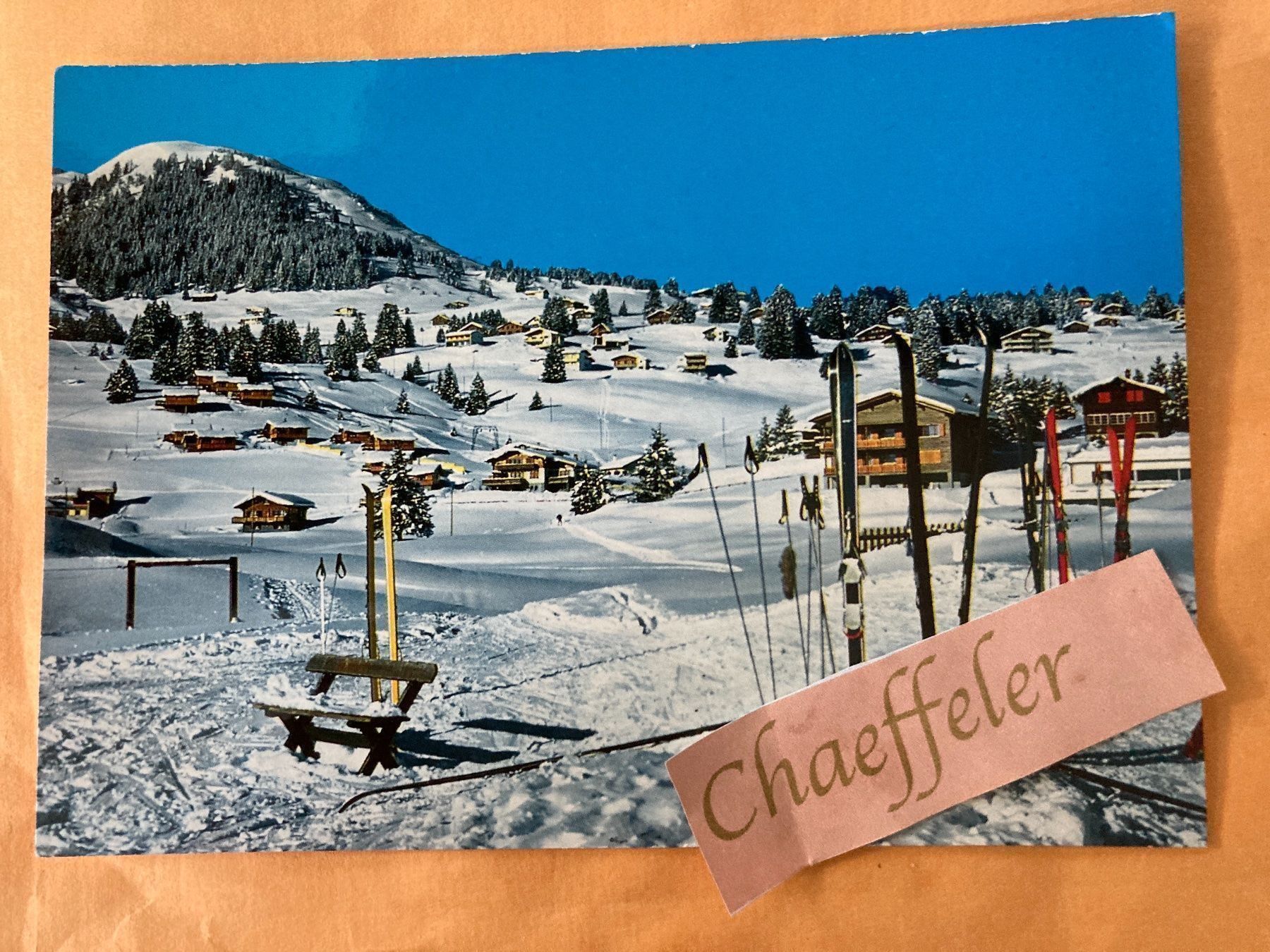 Cartes postales: Valbella-Lenzerheide mit Cresta-Sartons – D'occasion à Zürich par Chaeffeler
