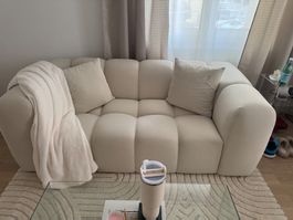 DesignDISTRIKT 2 Sitzer Sofa Nuvola
