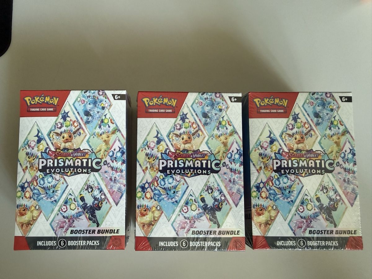 Pokémon Carte collezionabili: Prismatic Evolutions ENG booster – Nuovo e nell'imballaggio originale da Lumino venduto da fab_9czj