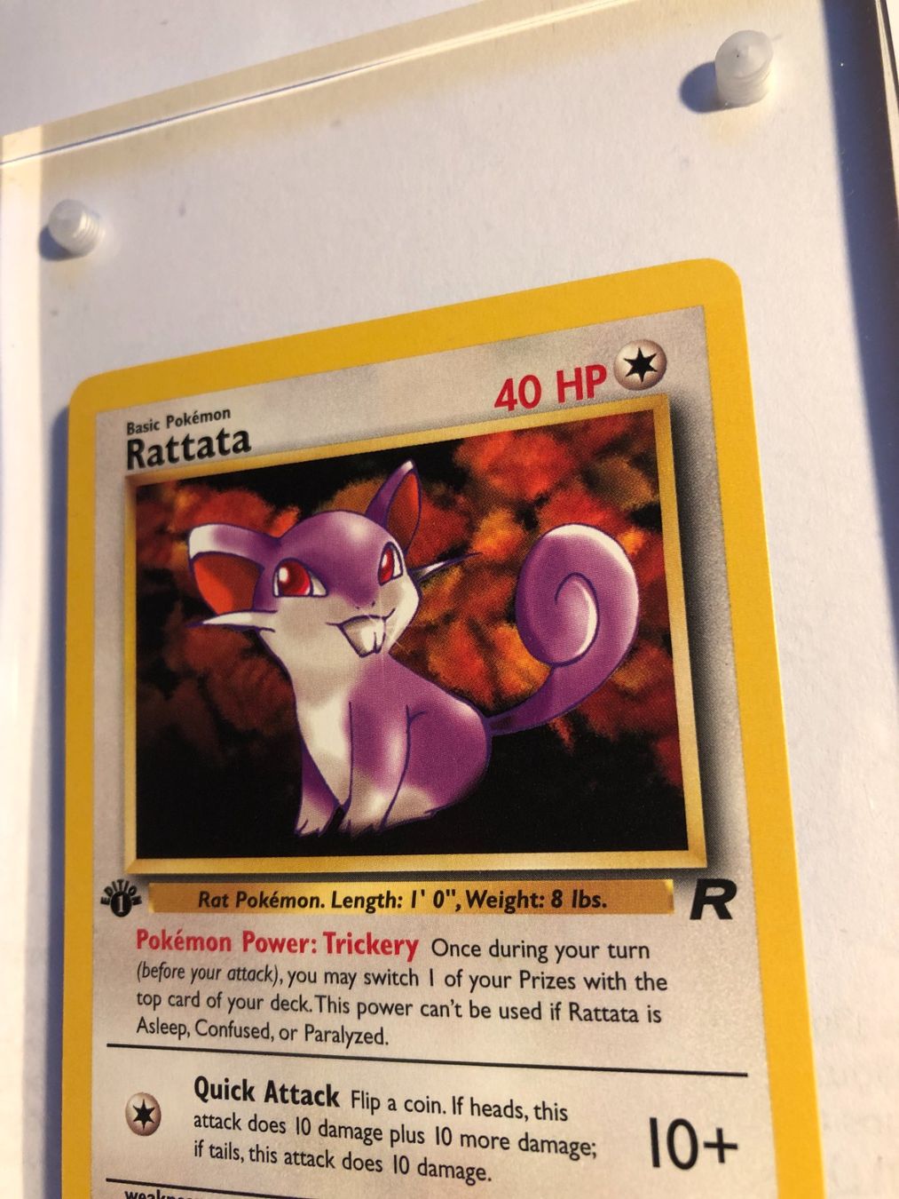 Sammelbilder & Trading cards: Rattata 1st Team Rocket - MINT - ab 1.- – Gebraucht aus Giubiasco von dan_pr8b 3