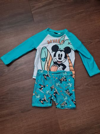Badebekleidung Mickey Mouse Set Grösse 80