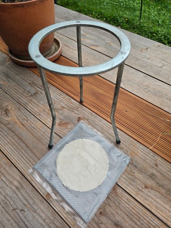 SOLUSTRE 5-teiliges Labor Stativ Set - Dreibein Halterung Für Alkohollampen & Chemie Experimente