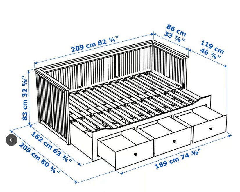 Ikea Letti: IKEA-Bett - HEMNES Tagesbett – Usato da schnottwil venduto da Chilbi2 1