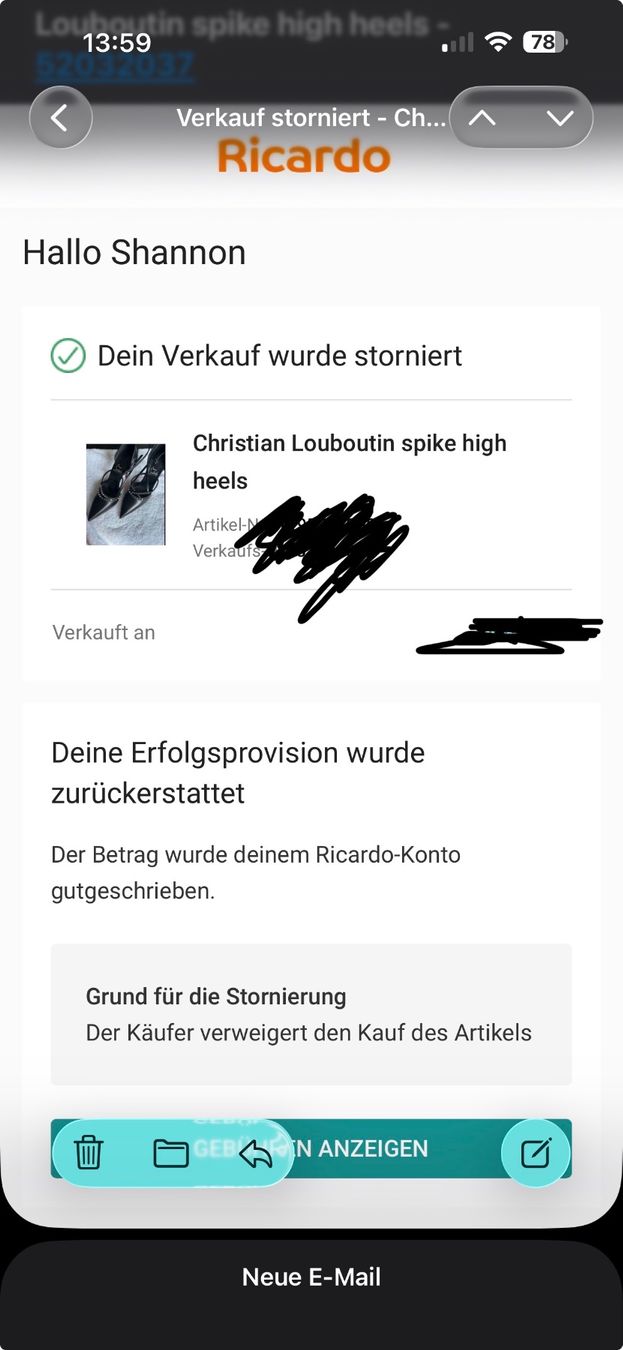 Christian Louboutin Chaussures femmes: Christian Louboutin spike high heels – Neuf (Voir description) à Speicherschwendi par sen_r6wk 4