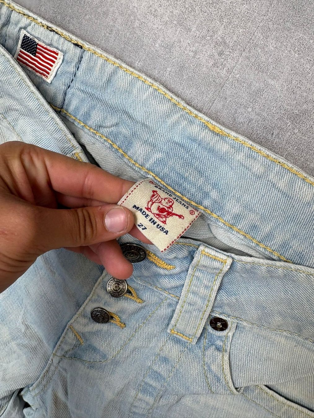 True Religion Jeans: Vintage True Religion Bootcut Flared Jeans - Grösse M/27 – Gebraucht aus Werdenberg von hase.vintage 4