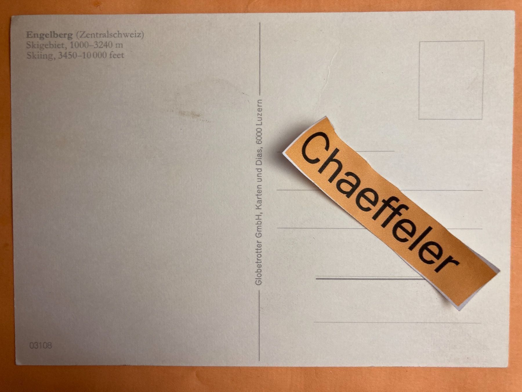 Cartes postales: Engelberg ( Zentralschweiz ) – D'occasion à Zürich par Chaeffeler 1