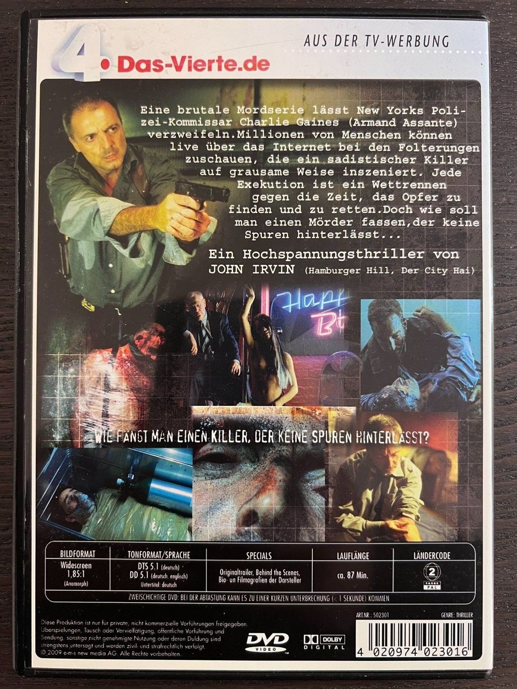 Tutti i DVDs: Dot.Kill – Usato da Zürich venduto da FilmFreunde 1