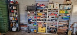 Werkstattregale/Lagerregale, 4 Stück, gebraucht, Metall