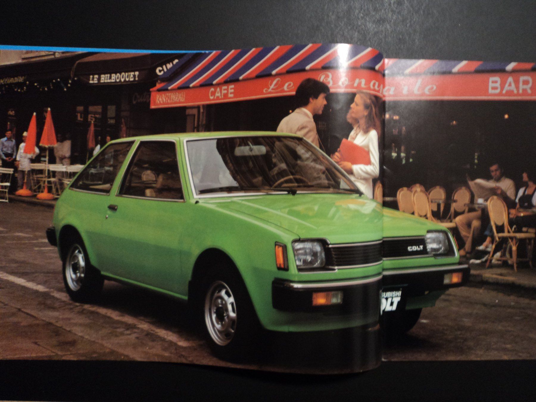 Mitsubishi Dokumente: Prospekt Mitsubishi Colt 1979 – Gebraucht aus Schwarzenburg von modelCARama 1