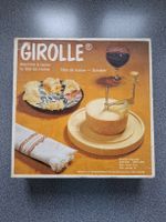 Girolle Tête de Moine Schaber aus Holz und Metall mit Box