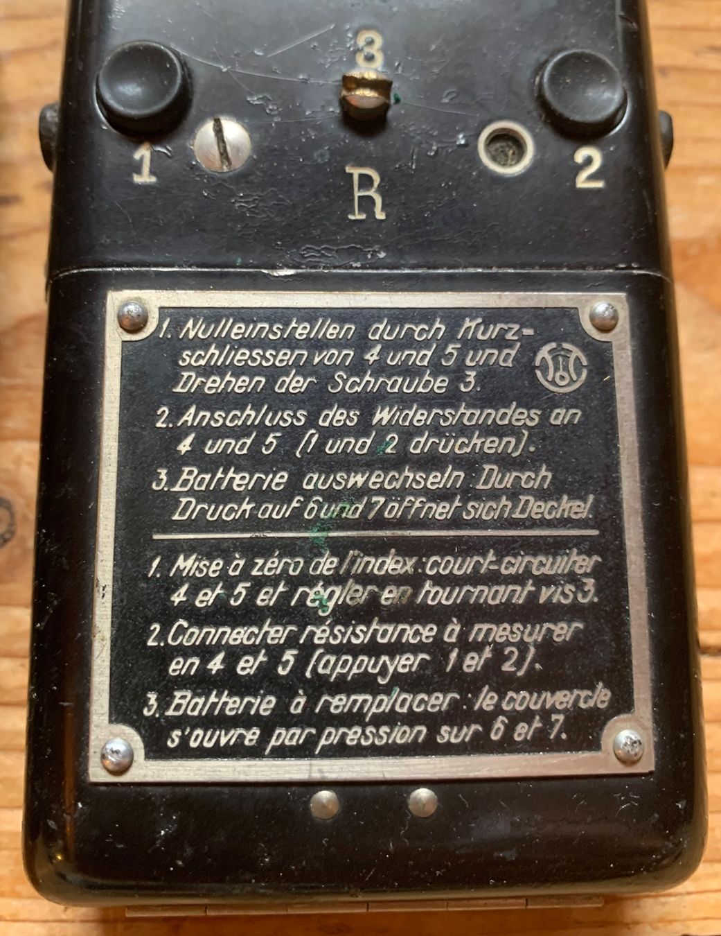 Messen: 2 Ohmmeter der CH Armee – Gebraucht aus Goldingen von Bergler012 4