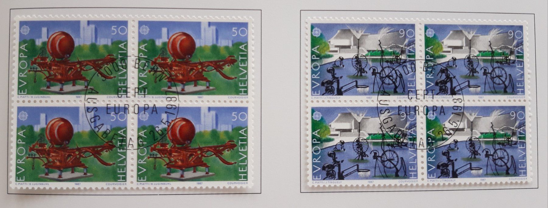 Tutti i francobolli: PTT Karten 1987 und 1979 – Usato da Buus venduto da papillon098 2