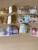 Banknoten Argentinien und Brasilien Konvolut Zustand gebrauc