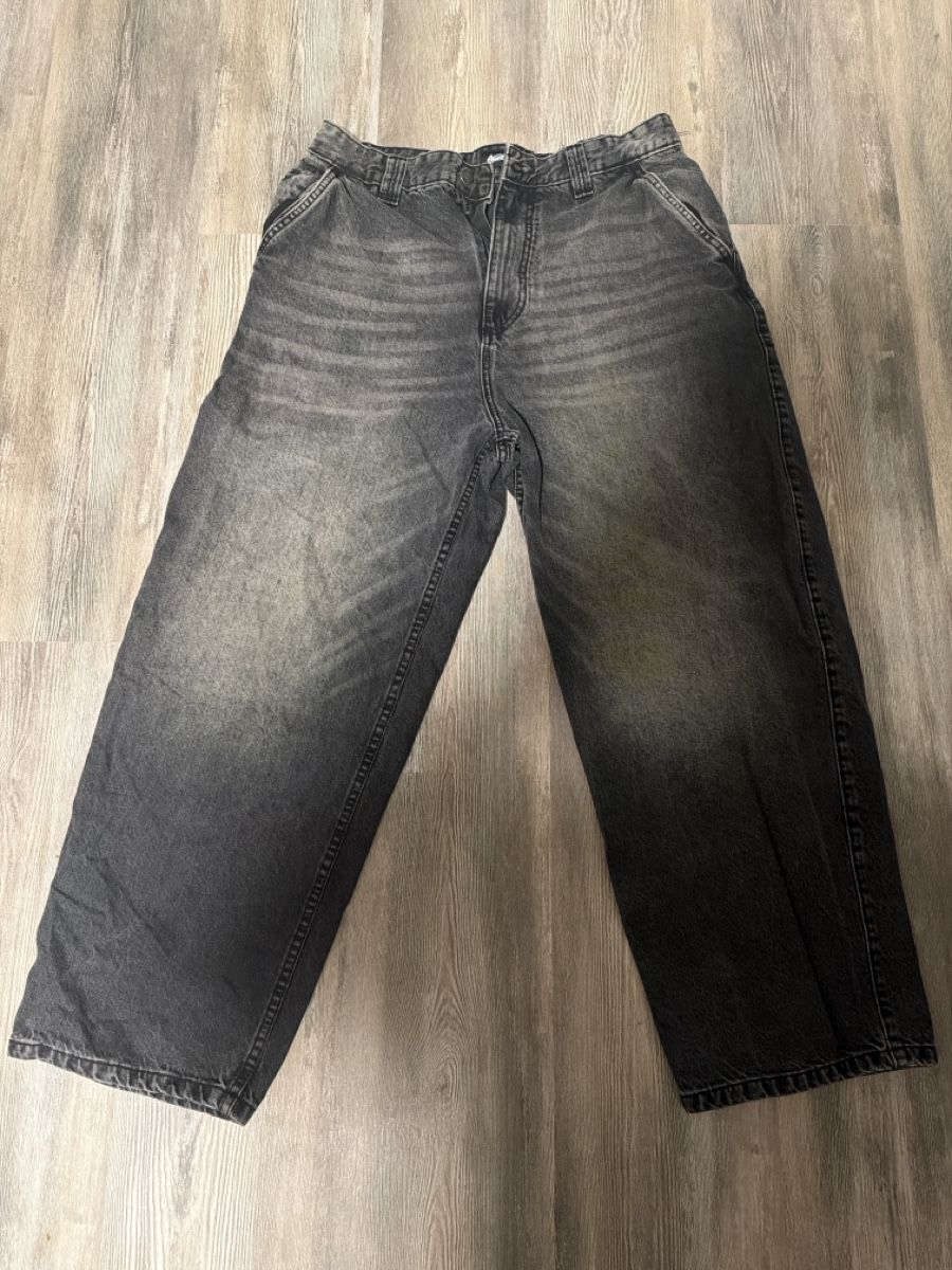 Pull&Bear Jeans: PULL&BEAR SKATER - Jeans Relaxed Fit - mottled dark grey – Nuovo (secondo la descrizione) da Schwellbrunn venduto da pro_5wcq
