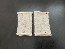 Handgestrickte Pulswärmer - Amedisli Beige