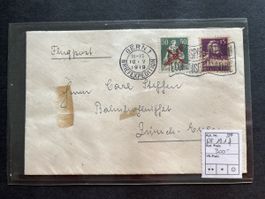 1919 F2 sur Lettre RF 19.1f SpF Cat. 300.-