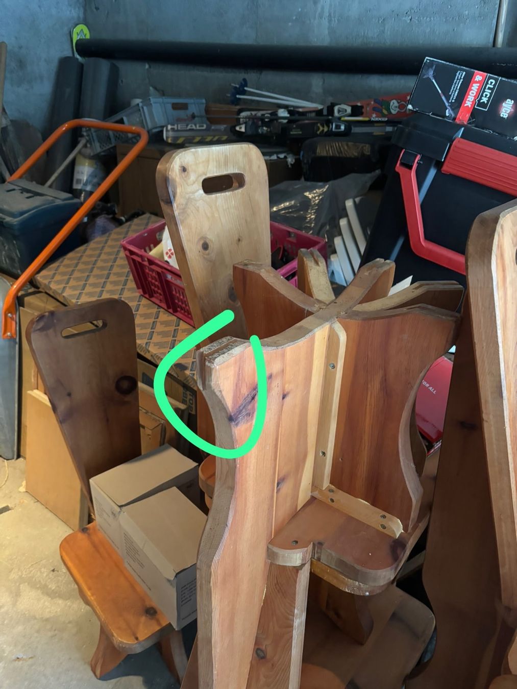 Stühle: 6 Stühle aus Arve – Gebraucht aus Stalden VS von ile_ld6t 3