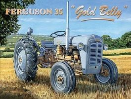 Blechschild-FERGUSON 35 GOLD BELLY - 30 X 40 CM