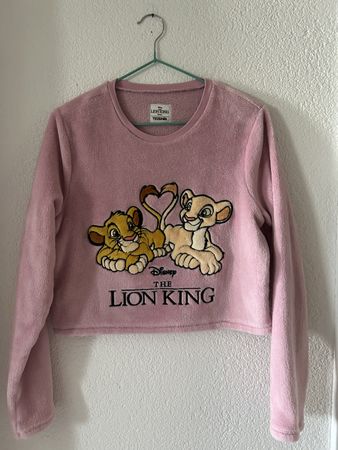 Disney The Lion King Kuschel Crop Pullover Pink XXS / 34